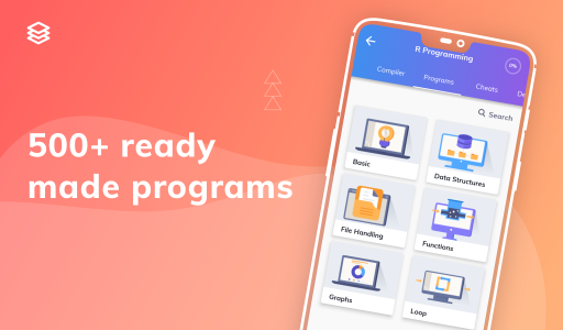 اسکرین شات 4 برنامه Learn R Programming