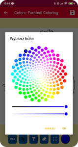 اسکرین شات 5 برنامه Colors: Football Coloring