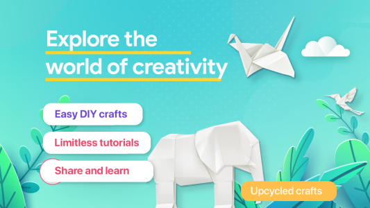 اسکرین شات 2 برنامه Paper Crafts & Origami
