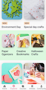 اسکرین شات 4 برنامه Paper Crafts & Origami
