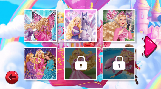 اسکرین شات 2 بازی پازل باربی