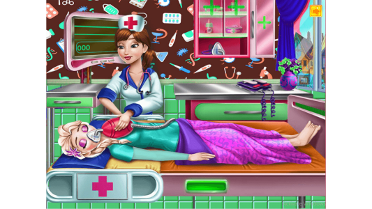 اسکرین شات 2 بازی بازی دخترانه اورژانس السا