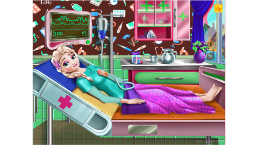 اسکرین شات 1 بازی بازی دخترانه اورژانس السا