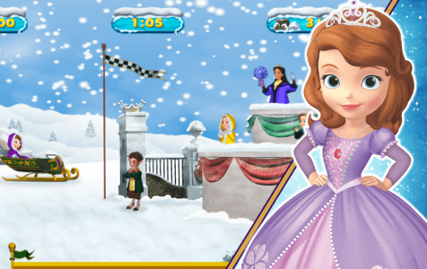 اسکرین شات 4 بازی بازی السا سورتمه سواری سوفیا