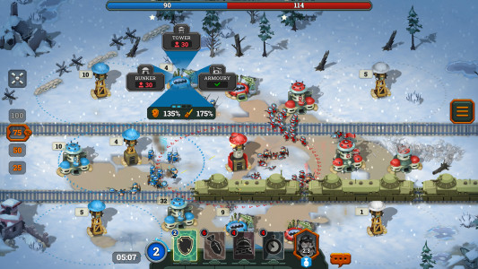 اسکرین شات 3 بازی Bunker Wars: WW1 RTS Game