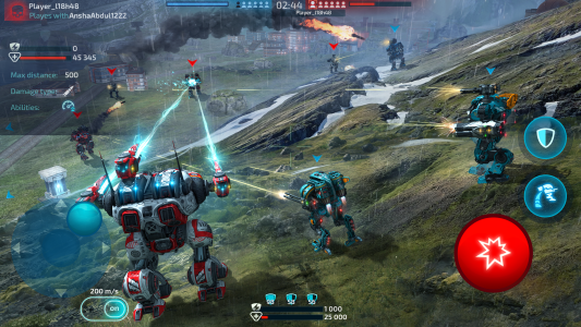 اسکرین شات 4 بازی Robot Warfare: PvP Mech Battle