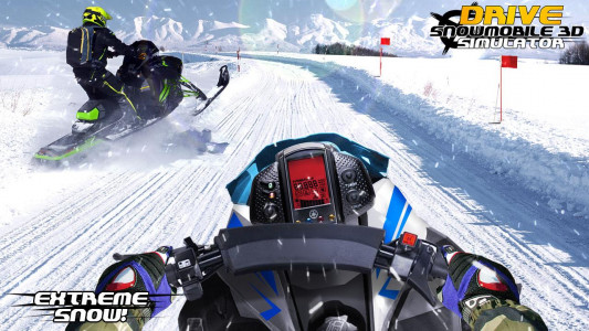 اسکرین شات 1 بازی Drive Snowmobile 3D Simulator