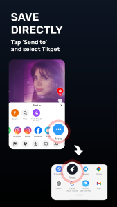 اسکرین شات 3 برنامه Tikget - Video Downloader