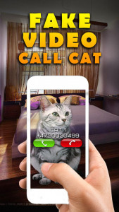 اسکرین شات 1 بازی Fake Video Call Cat