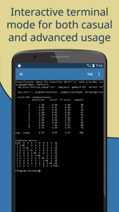 اسکرین شات 2 برنامه Pydroid 3 - IDE for Python 3