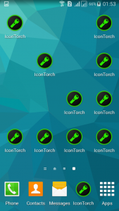 اسکرین شات 1 برنامه Icon Torch - Flashlight