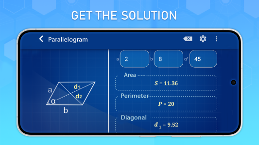 اسکرین شات 7 برنامه Geometry Calculator: 2D & 3D