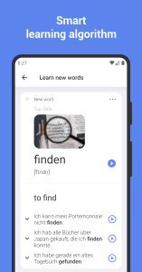 اسکرین شات 1 برنامه Learn German with flashcards!