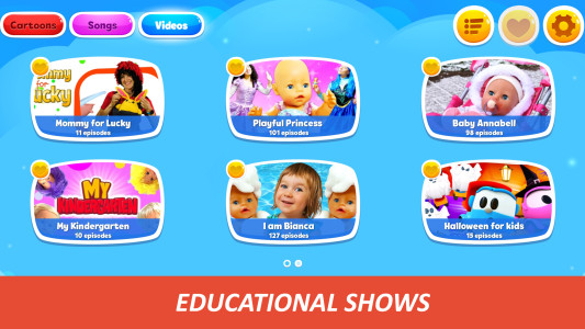 اسکرین شات 3 برنامه Kapuki TV: Cartoons for Kids