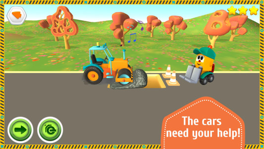 اسکرین شات 7 بازی Leo and Сars: game for kids