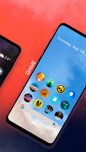 اسکرین شات 3 برنامه Oxygen - Icon Pack
