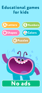 اسکرین شات 1 بازی Learning games for kids 1-7