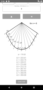 اسکرین شات 3 برنامه Flat pattern cone calculator