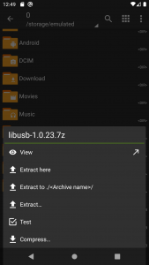 اسکرین شات 2 برنامه ZArchiver