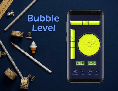 اسکرین شات 7 برنامه Ruler, BubbleLevel, AngleMeter