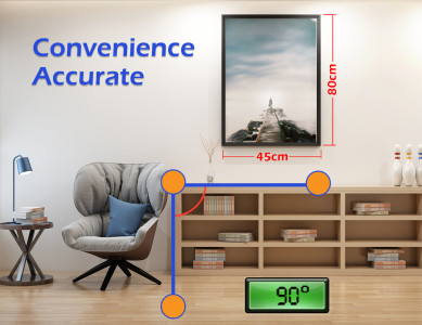 اسکرین شات 4 برنامه Ruler, BubbleLevel, AngleMeter