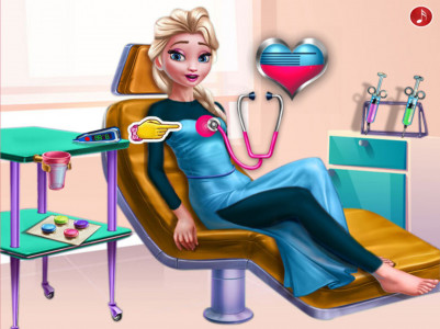 اسکرین شات 2 بازی بازی دخترانه دکتر بازی السا