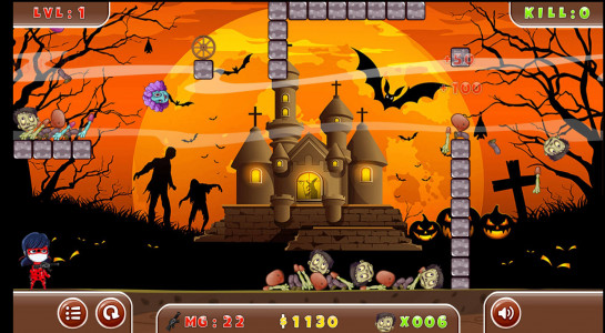 اسکرین شات 2 بازی بازی دختر کفشدوزکی و زامبی ها