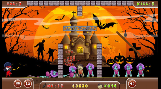 اسکرین شات 5 بازی بازی دختر کفشدوزکی و زامبی ها