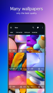 اسکرین شات 2 برنامه Wallpapers for Samsung 4K