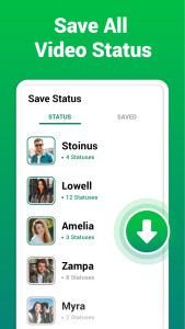 اسکرین شات 2 برنامه Status Saver・Status Downloader