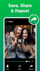 اسکرین شات 3 برنامه Status Saver・Status Downloader