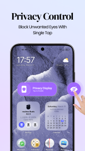 اسکرین شات 5 برنامه Screen Guard - Privacy Display