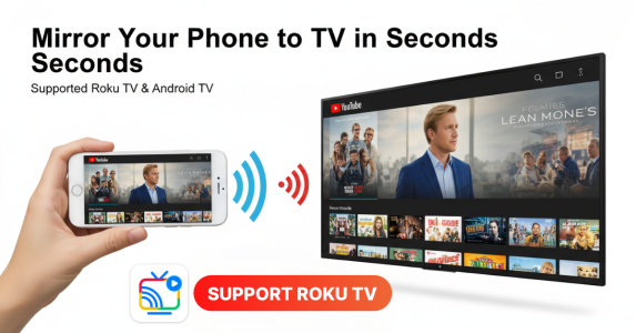 اسکرین شات 4 برنامه Cast To TV-Chromecast Roku Tv