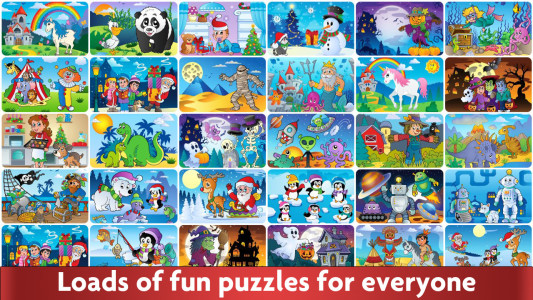 اسکرین شات 5 بازی Kids Christmas Jigsaw Puzzles