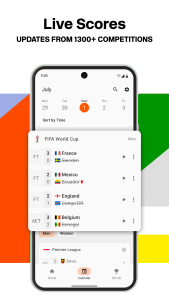 اسکرین شات 1 برنامه Forza Football - Soccer Scores