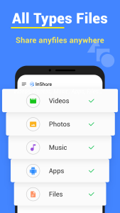 اسکرین شات 6 برنامه File Sharing - InShare