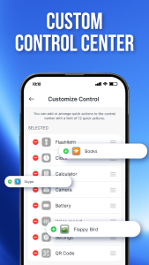 اسکرین شات 2 برنامه Custom Control Panel Simple