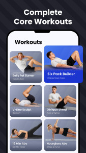 اسکرین شات 2 برنامه Six Pack in 30 Days