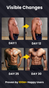 اسکرین شات 6 برنامه Six Pack in 30 Days