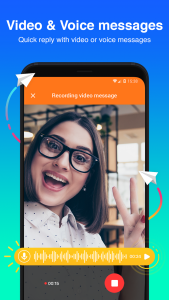 اسکرین شات 2 برنامه Zing: Sound Stickers & SMS
