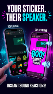 اسکرین شات 1 برنامه Zing Messenger: Sound Stickers