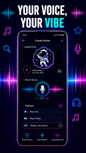 اسکرین شات 4 برنامه Zing Messenger: Sound Stickers