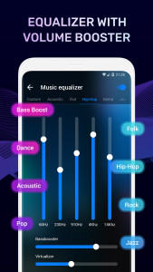 اسکرین شات 3 برنامه Music Player: Radio FM & MP3