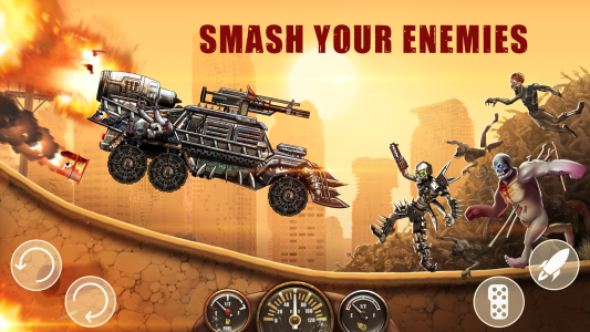 اسکرین شات 3 بازی Zombie Hill Racing: Earn Climb