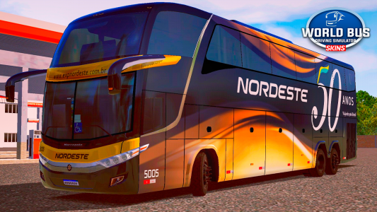 اسکرین شات 3 برنامه Skins World Bus Simulator WBDS