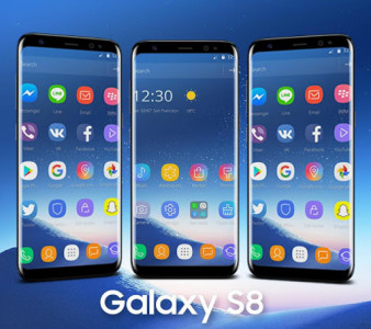 اسکرین شات 2 برنامه Theme for Samsung S8