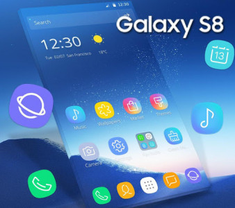 اسکرین شات 3 برنامه Theme for Samsung S8