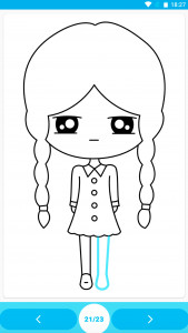 اسکرین شات 7 برنامه How to draw girls