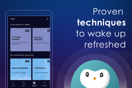 اسکرین شات 4 برنامه Sleep & Meditation : Wysa