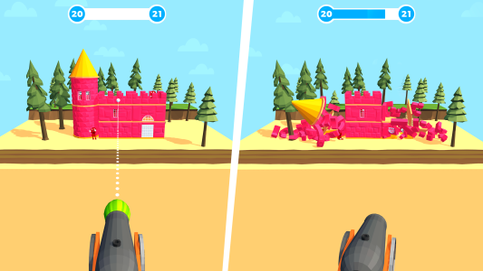 اسکرین شات 6 بازی Slingshot Smash-Shooting Range